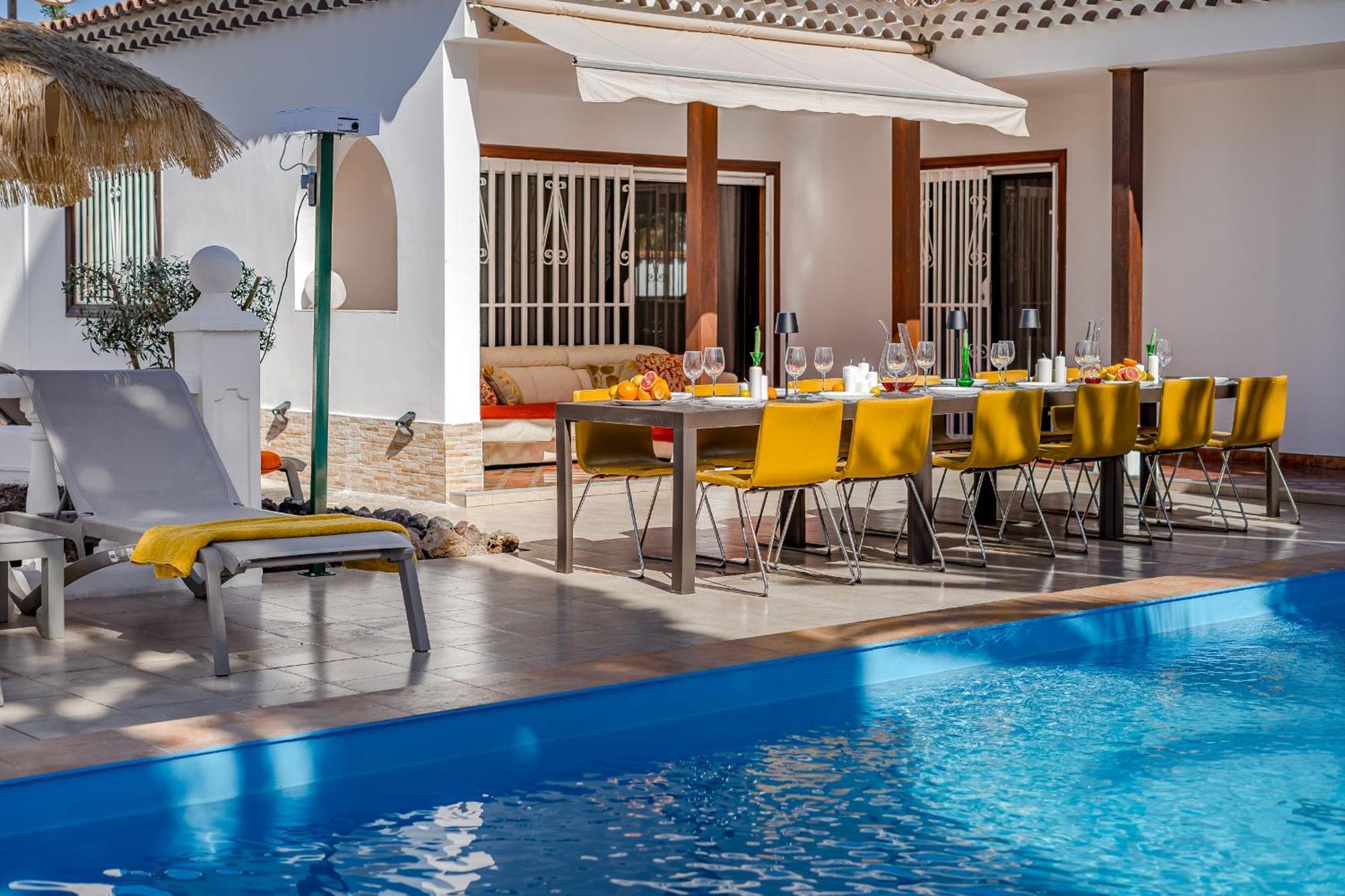 Villa 4Bed Private Pool En Los Cristianos Лос Кристианос Экстерьер фото