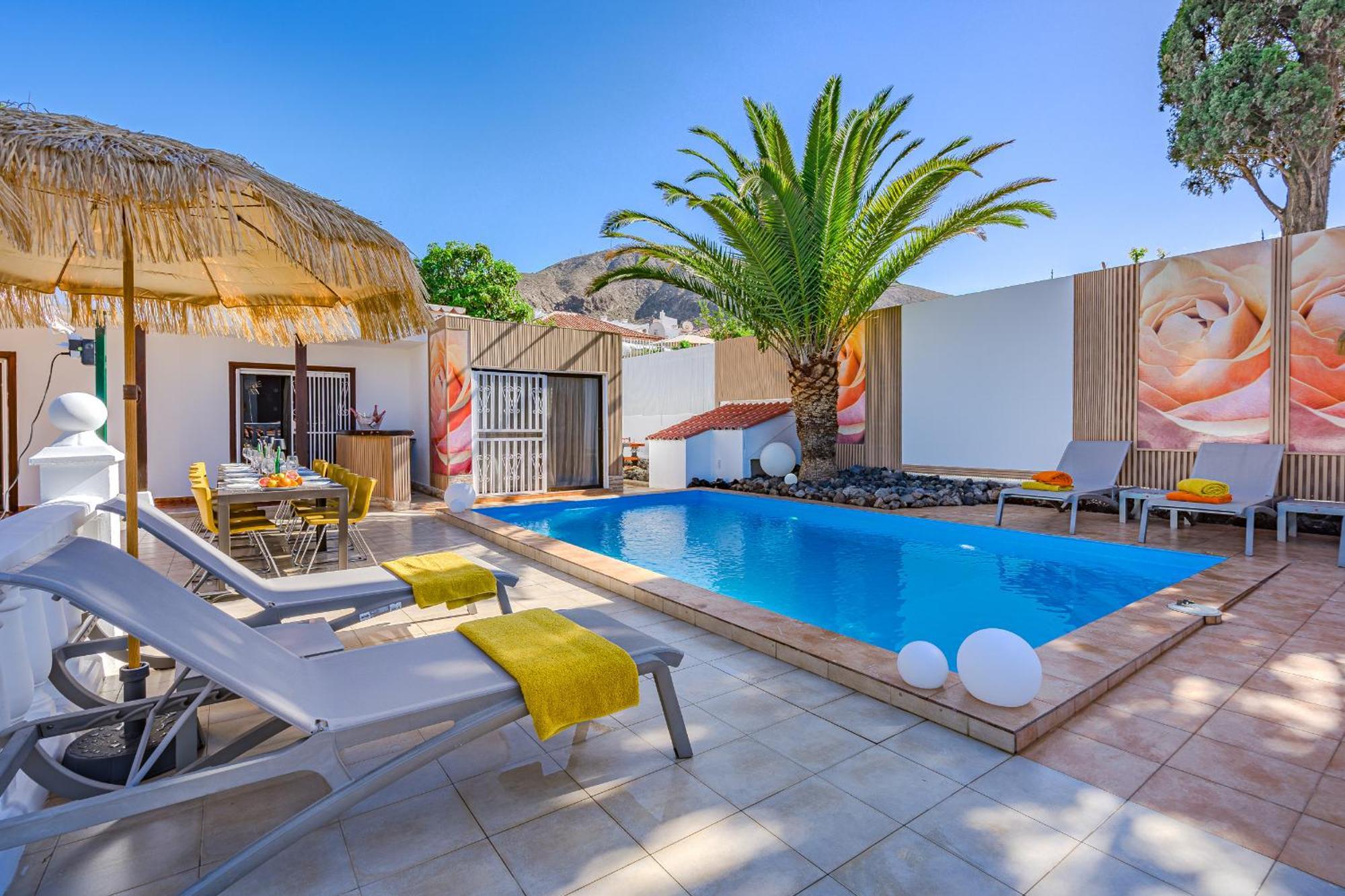 Villa 4Bed Private Pool En Los Cristianos Лос Кристианос Экстерьер фото