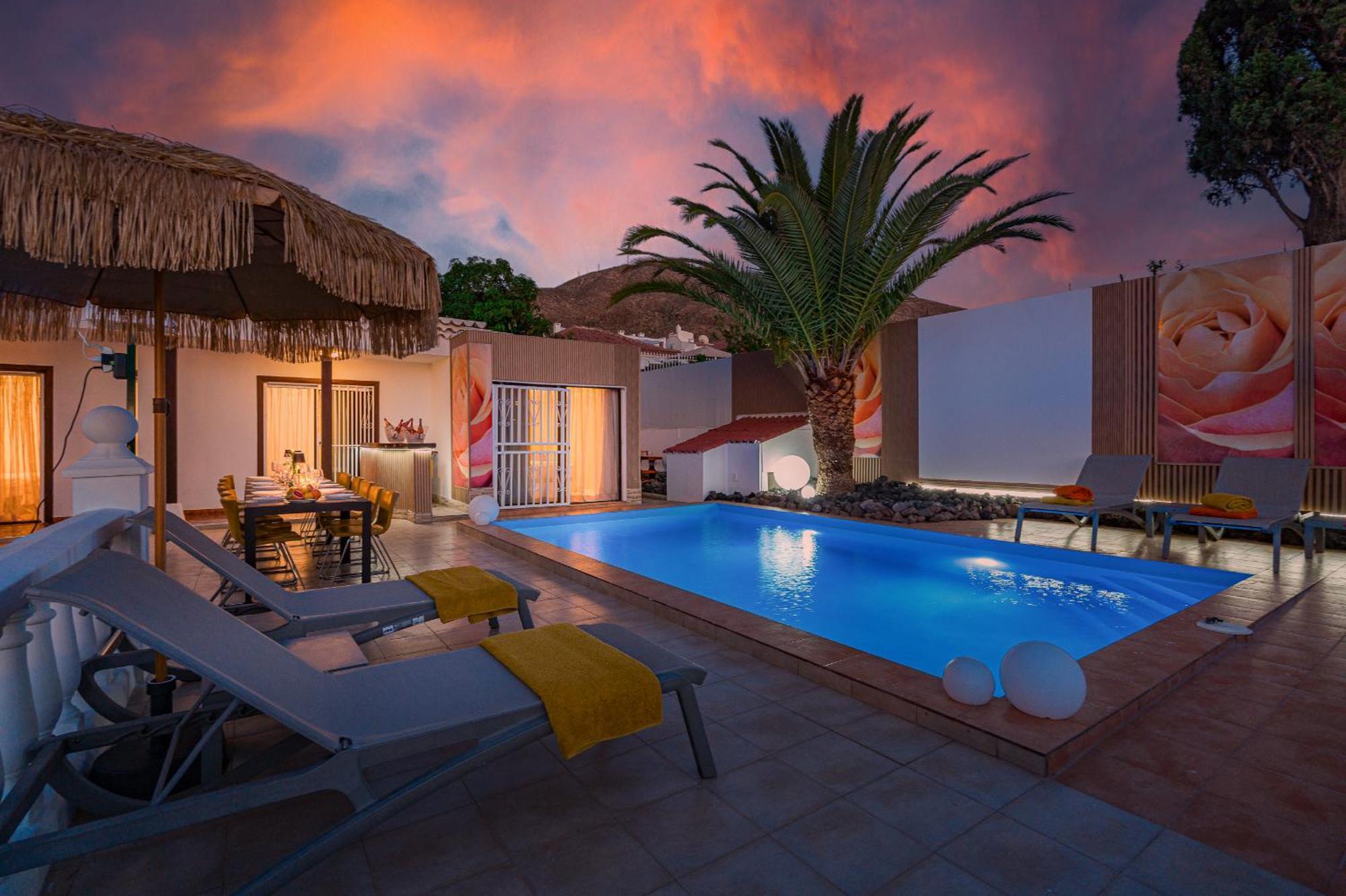 Villa 4Bed Private Pool En Los Cristianos Лос Кристианос Экстерьер фото